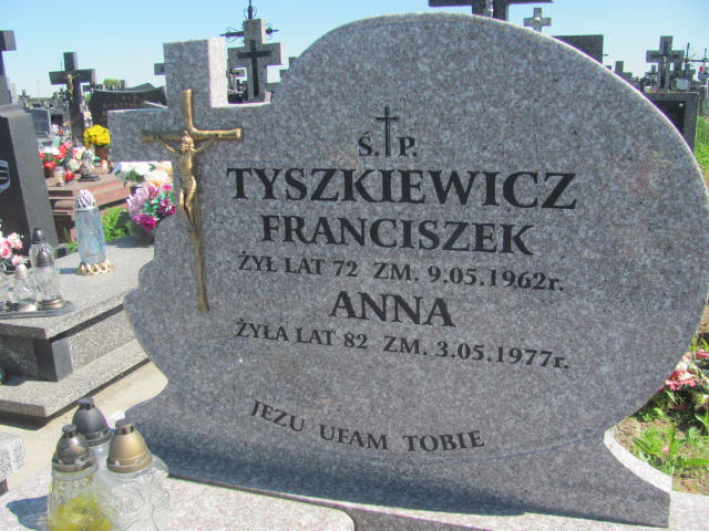Anna Tyszkiewicz Radziłów - Grobonet - Wyszukiwarka osób pochowanych
