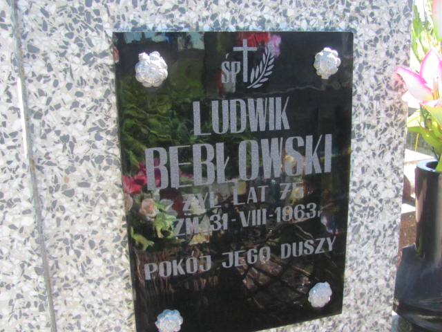Grób Jadwiga  Bebłowska 