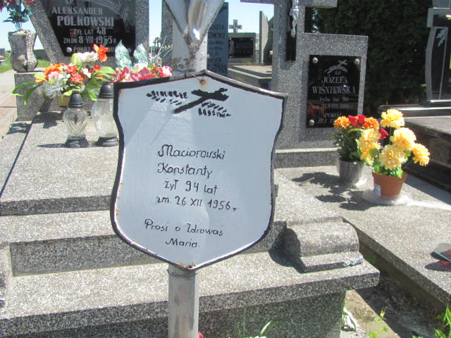 Konstanty Maciorowski Radziłów - Grobonet - Wyszukiwarka osób pochowanych