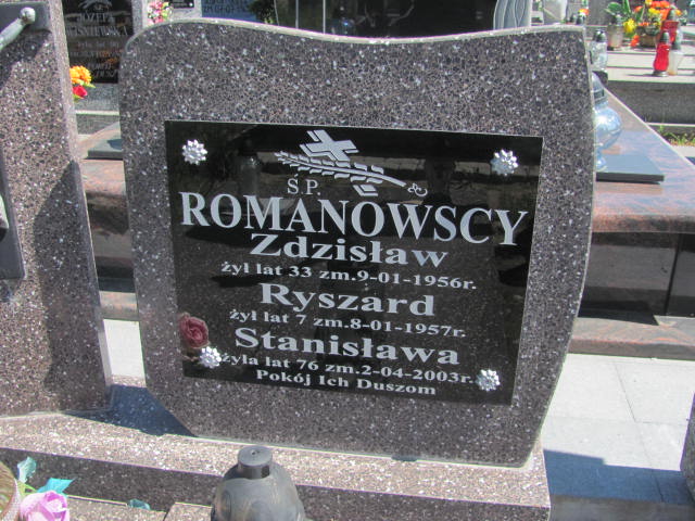 Ryszard Romanowski Radziłów - Grobonet - Wyszukiwarka osób pochowanych