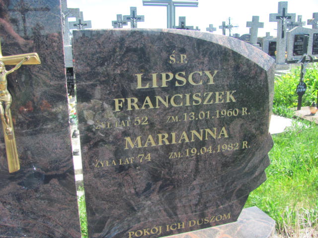 Franciszek Lipski Radziłów - Grobonet - Wyszukiwarka osób pochowanych