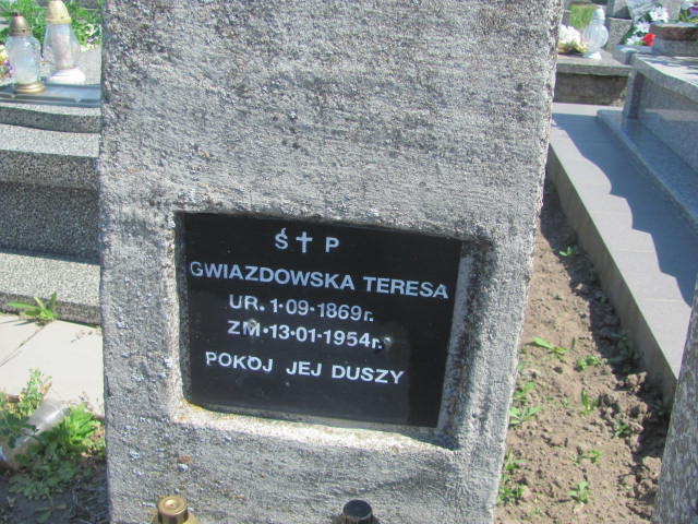 Teresa Gwiazdowska 1869 Radziłów - Grobonet - Wyszukiwarka osób pochowanych