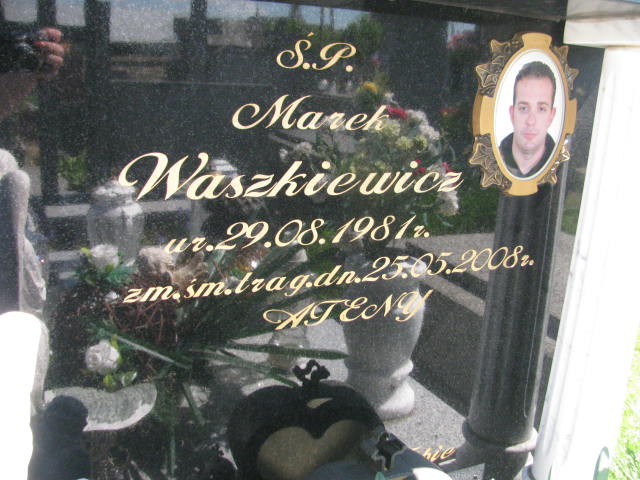 Marek Waszkiewicz 1981 Radziłów - Grobonet - Wyszukiwarka osób pochowanych