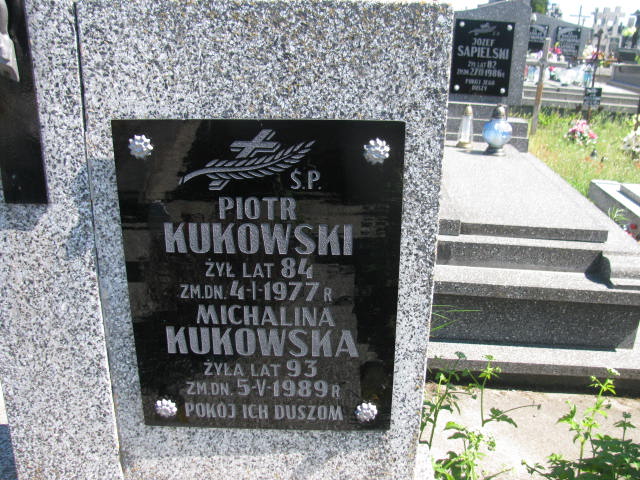 Piotr Kukowski Radziłów - Grobonet - Wyszukiwarka osób pochowanych