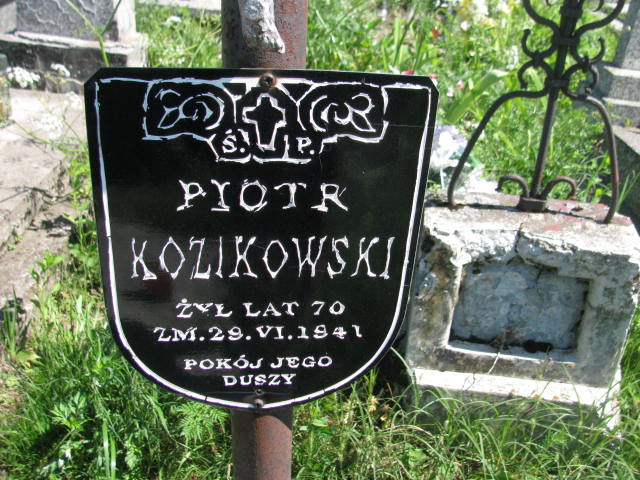 Piotr Kozikowski Radziłów - Grobonet - Wyszukiwarka osób pochowanych