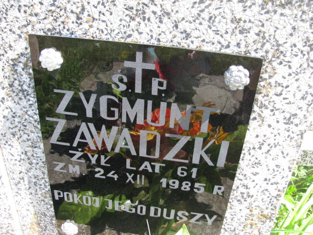 Zygmunt Zawadzki Radziłów - Grobonet - Wyszukiwarka osób pochowanych