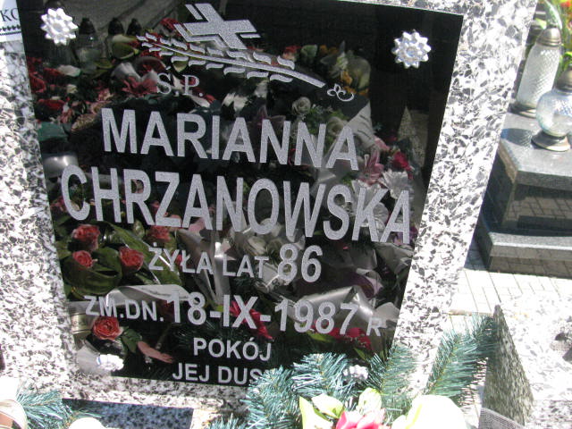 Grób Marianna Chrzanowska