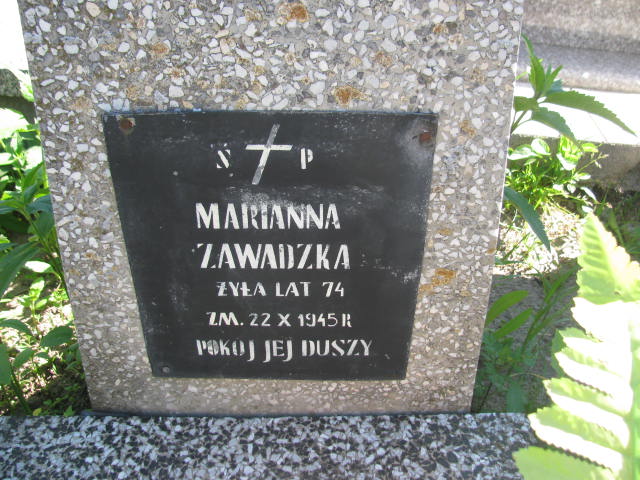 Marianna Zawadzka Radziłów - Grobonet - Wyszukiwarka osób pochowanych