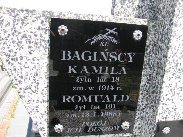 Romuald Bagiński Radziłów - Grobonet - Wyszukiwarka osób pochowanych