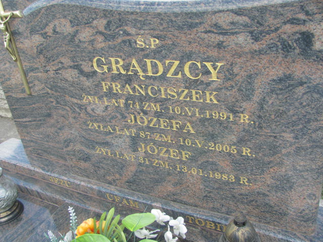 Józef Grądzki Radziłów - Grobonet - Wyszukiwarka osób pochowanych