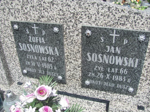 Zofia Sosnowska Radziłów - Grobonet - Wyszukiwarka osób pochowanych