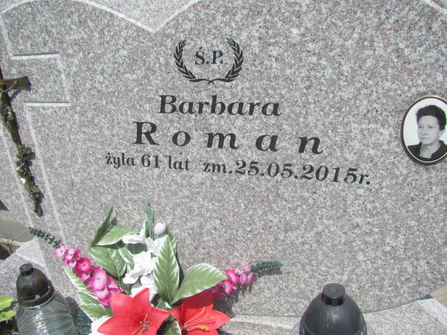 Barbara Roman Radziłów - Grobonet - Wyszukiwarka osób pochowanych