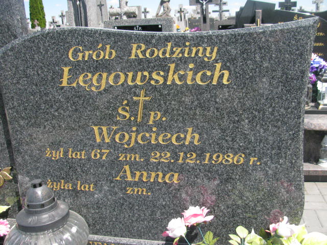 Anna Łęgowska 1929 Radziłów - Grobonet - Wyszukiwarka osób pochowanych