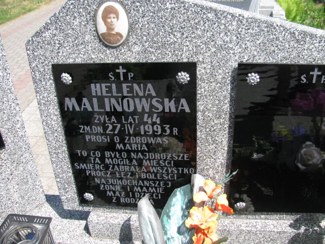 Helena Malinowska Radziłów - Grobonet - Wyszukiwarka osób pochowanych