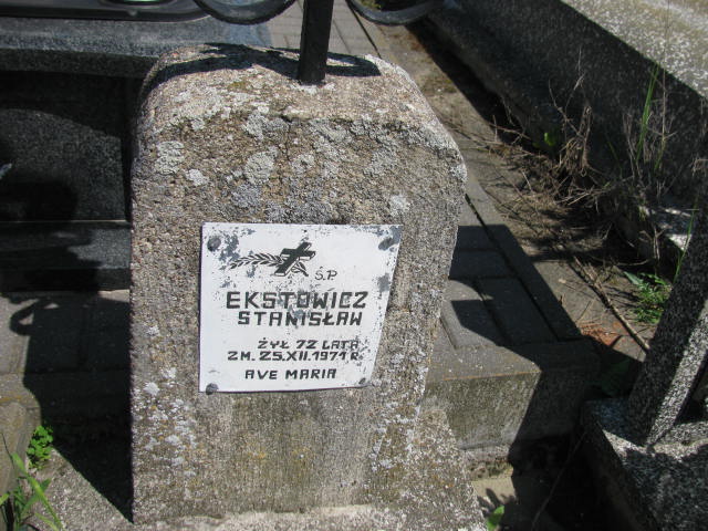 Stanisław Ekstowicz Radziłów - Grobonet - Wyszukiwarka osób pochowanych