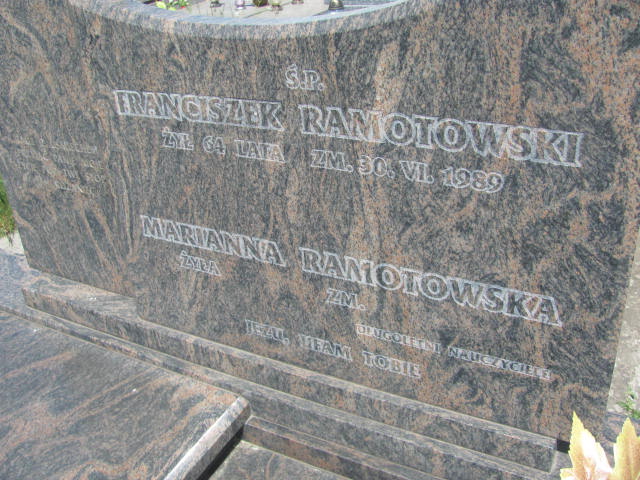 Marianna Ramotowska 1933 Radziłów - Grobonet - Wyszukiwarka osób pochowanych