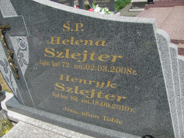 Grób Henryk Szlejter 