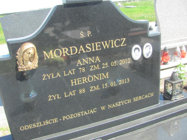 Anna Mordasiewicz Radziłów - Grobonet - Wyszukiwarka osób pochowanych