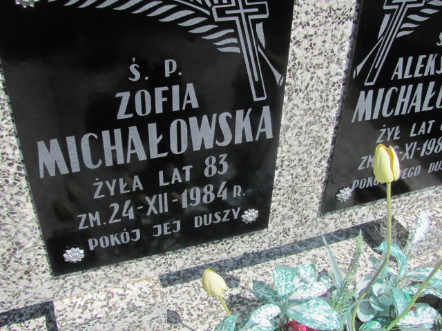 Zofia Michałowaka  Radziłów - Grobonet - Wyszukiwarka osób pochowanych