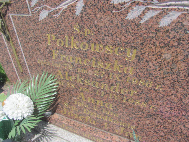 Franciszka Polkowska  Radziłów - Grobonet - Wyszukiwarka osób pochowanych
