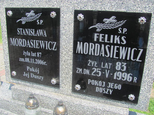 Feliks Mordasiewicz Radziłów - Grobonet - Wyszukiwarka osób pochowanych