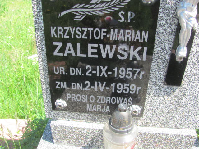 Krzysztof Marian Zalewski 1957 Radziłów - Grobonet - Wyszukiwarka osób pochowanych